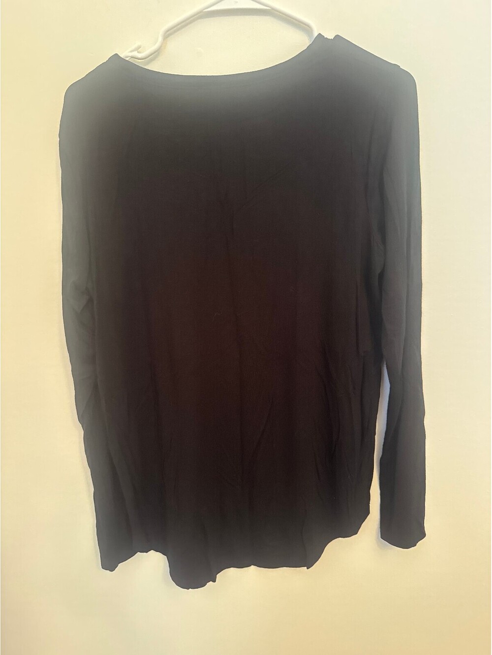 Jones New York Signature Black Long Sleeve Top - Picture 3 of 4